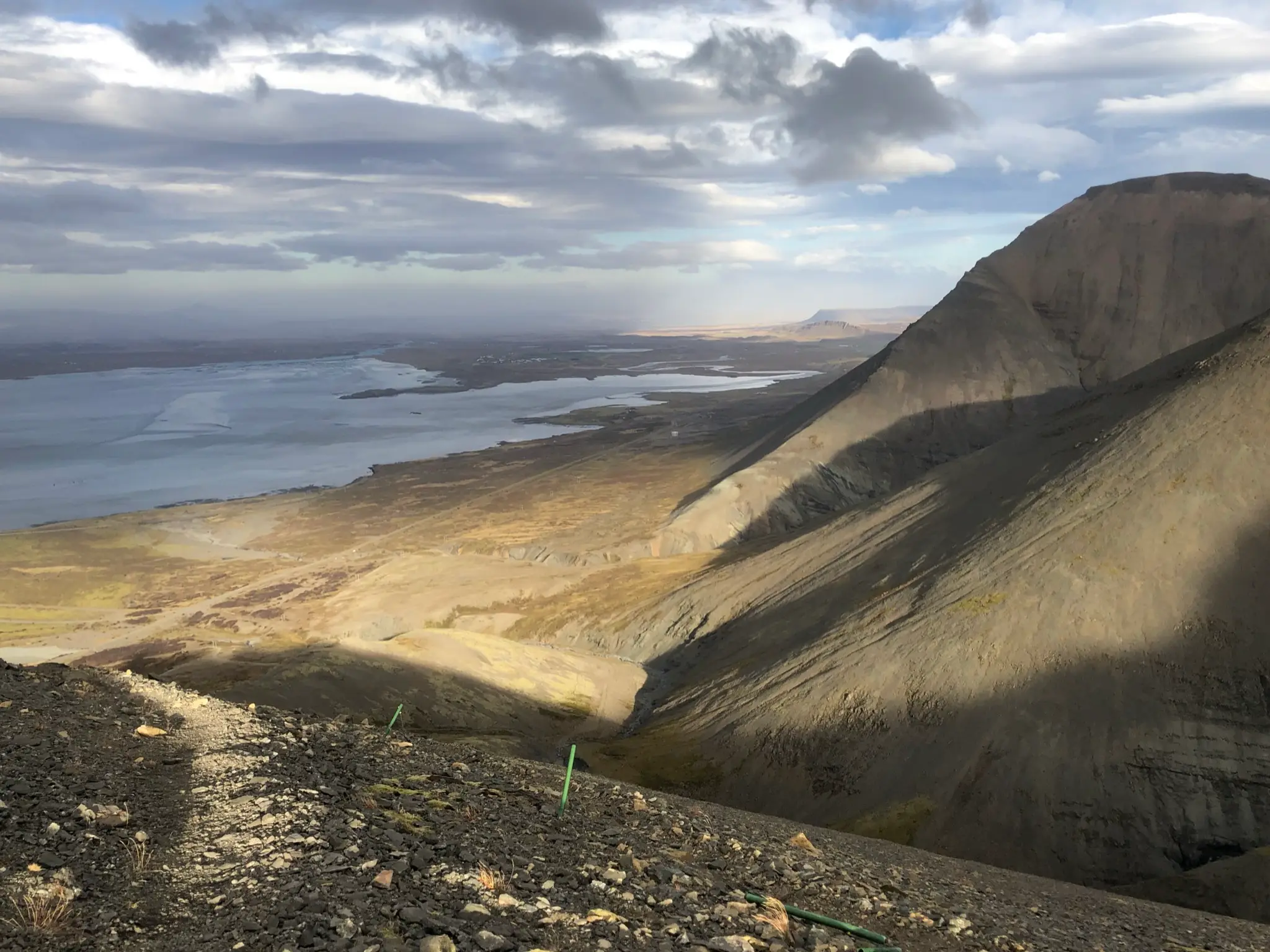 Majestic northern views on the ascent